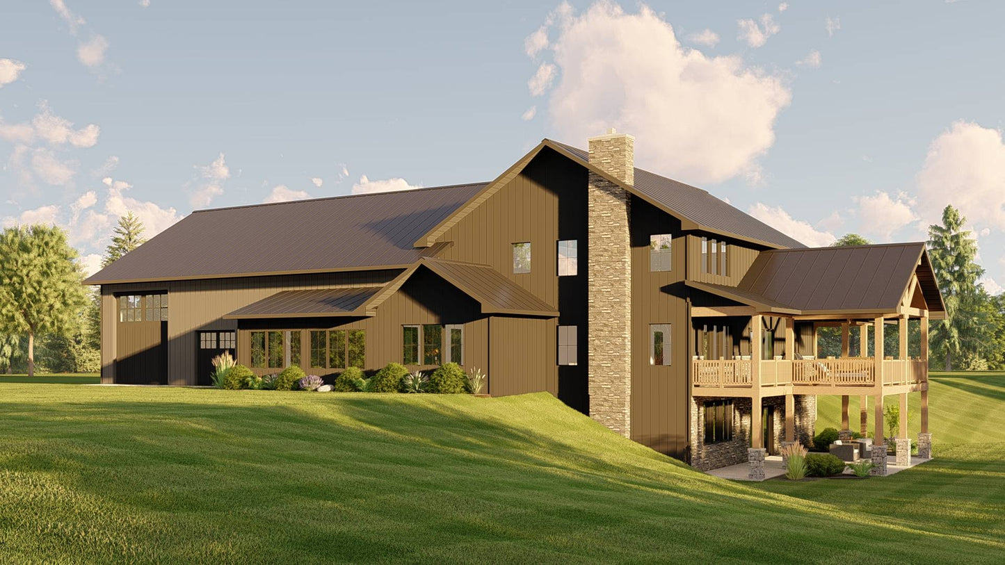 BG-20022 Ashcroft Barndominium House Plan