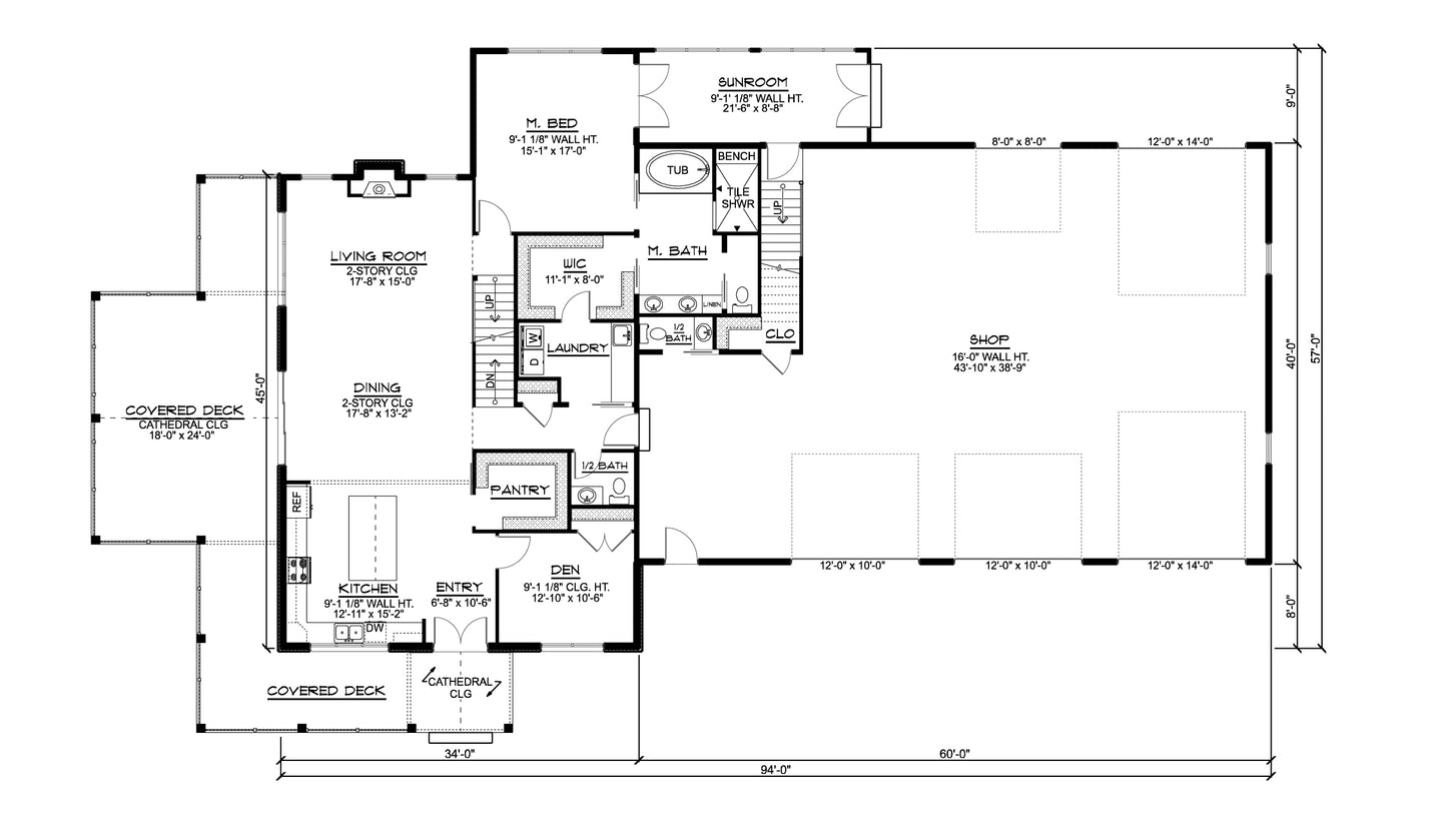 BG-20022 Ashcroft Barndominium House Plan