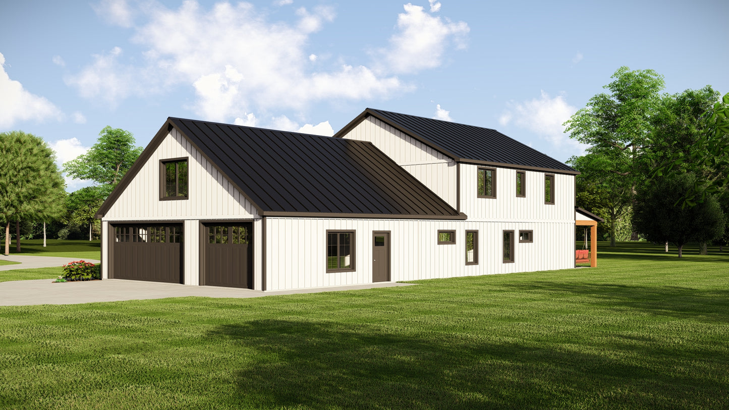 BG-20023 Brighton Barndominium House Plan