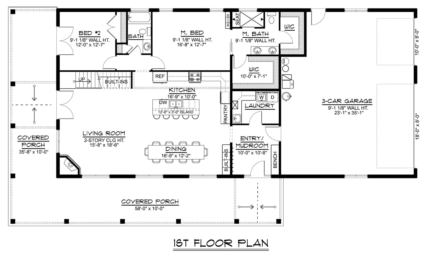 BG-20023 Brighton Barndominium House Plan