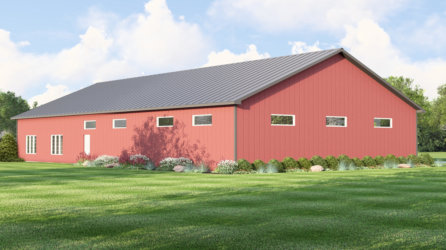 BG-20024 Camden Barndominium House Plan
