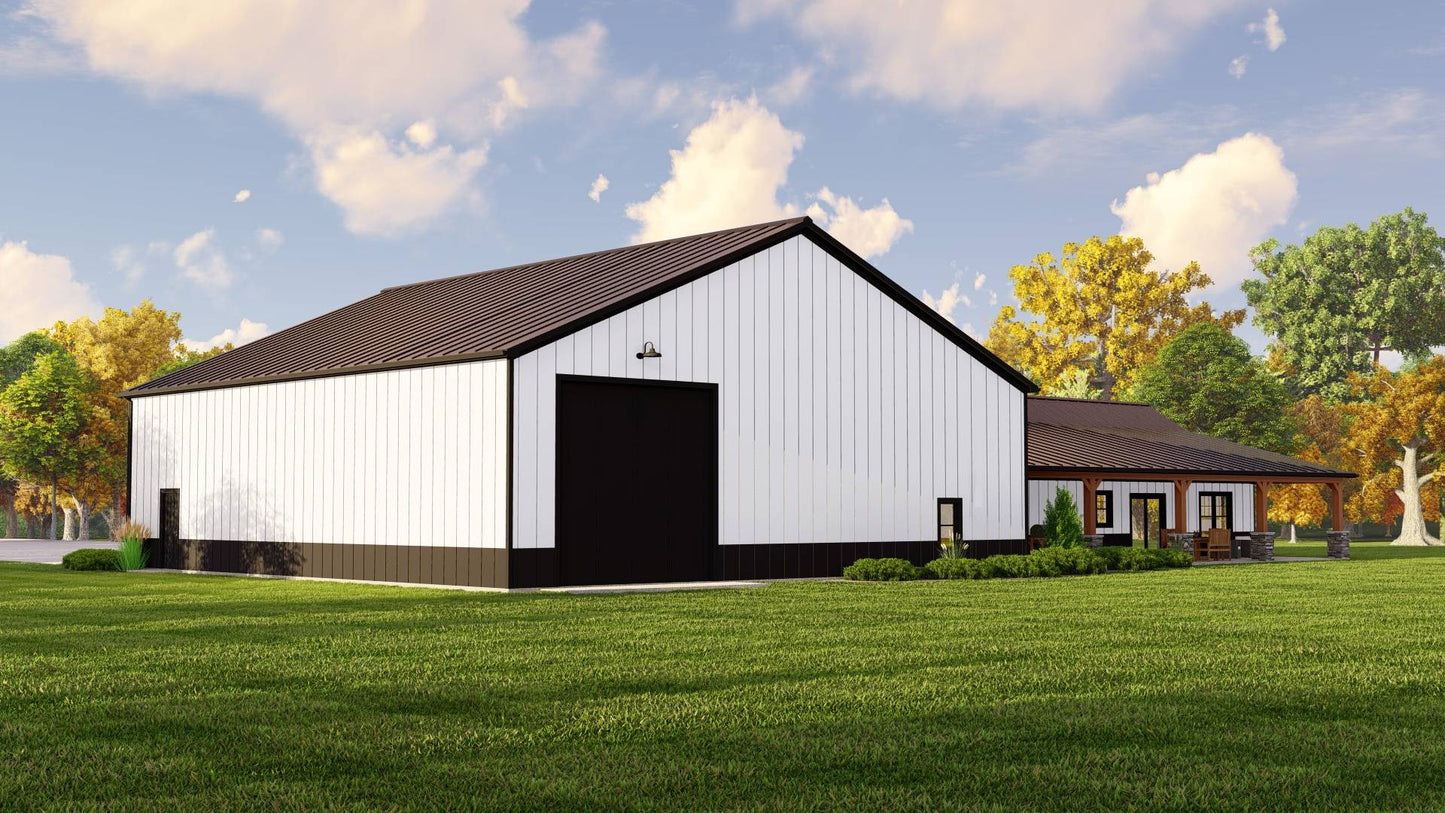 BG-20025 Ellison Barndominium House Plan