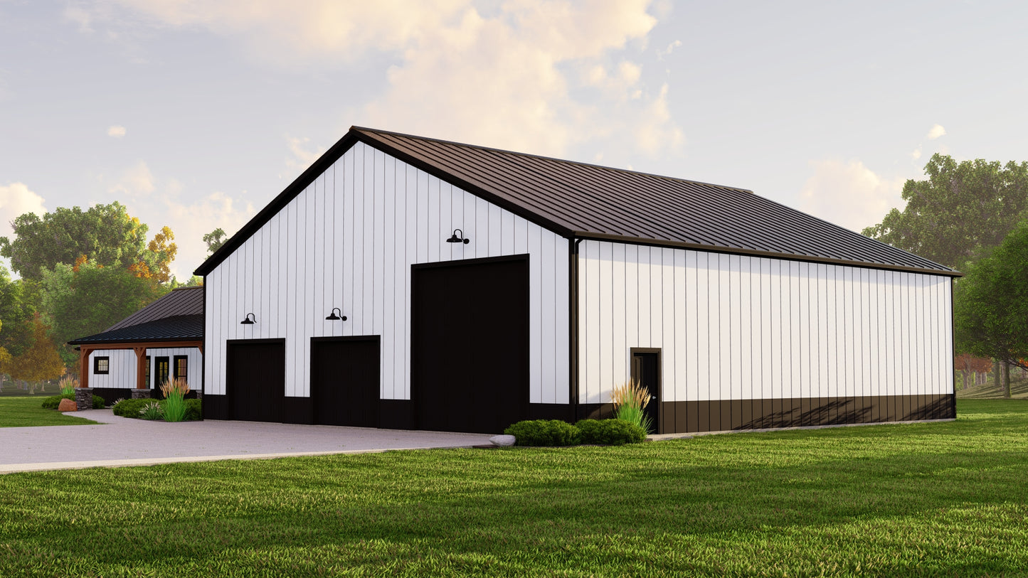 BG-20025 Ellison Barndominium House Plan