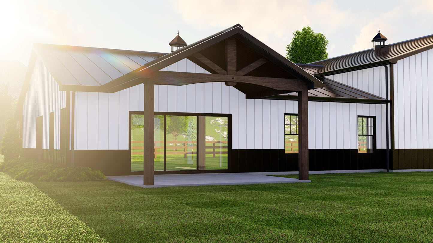 BG-20026 Whitman Barndominium House Plan