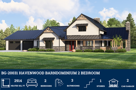 BG-20031 Havenwood Barndominium House Plan