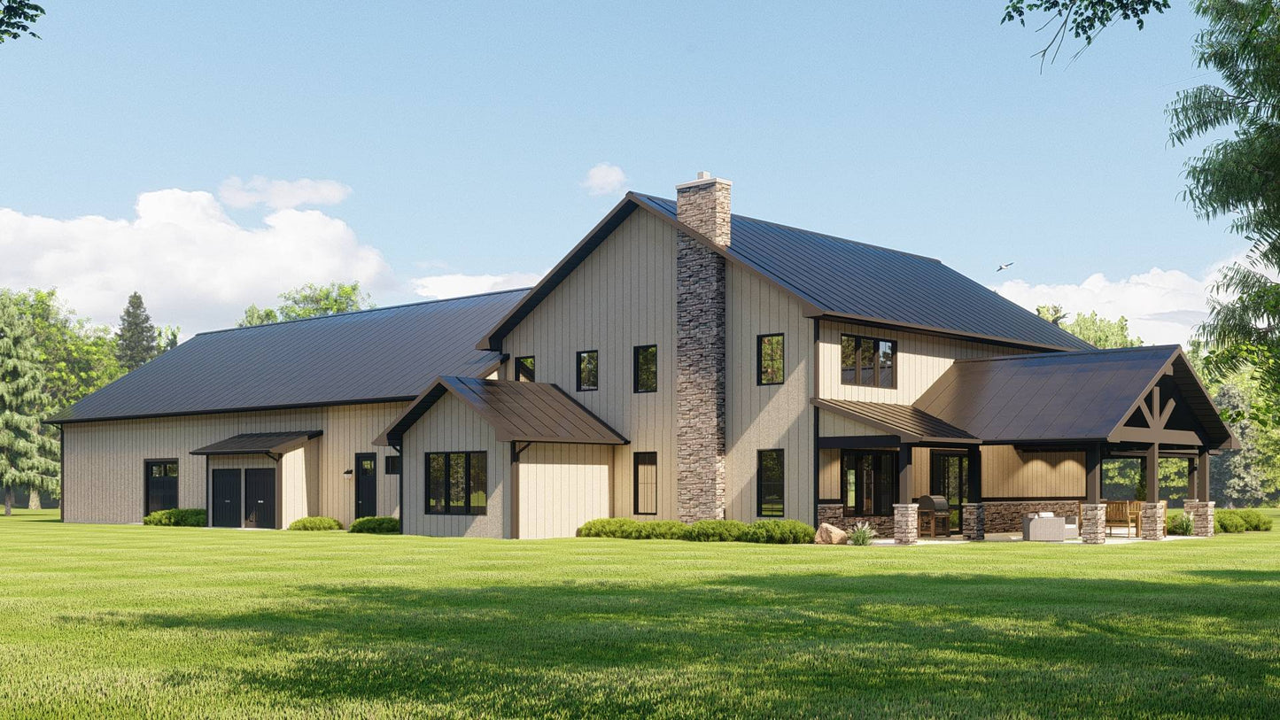 BG-20032 Kellington Barndominium House Plan