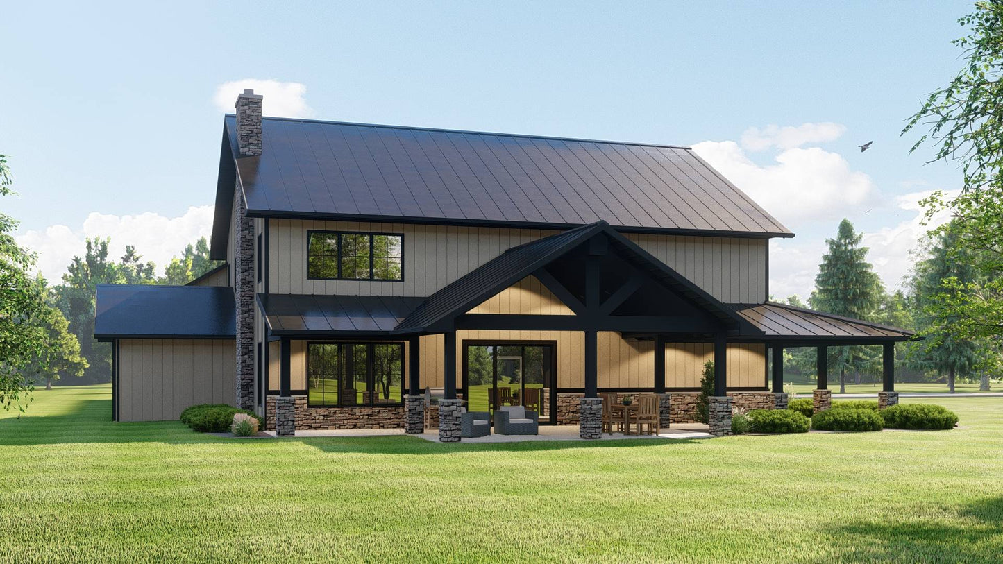 BG-20032 Kellington Barndominium House Plan