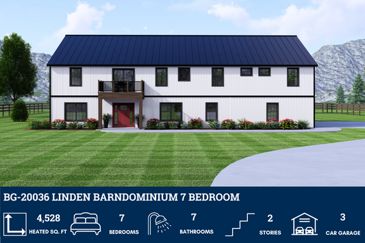 BG-20036 Linden Barndominium House Plan