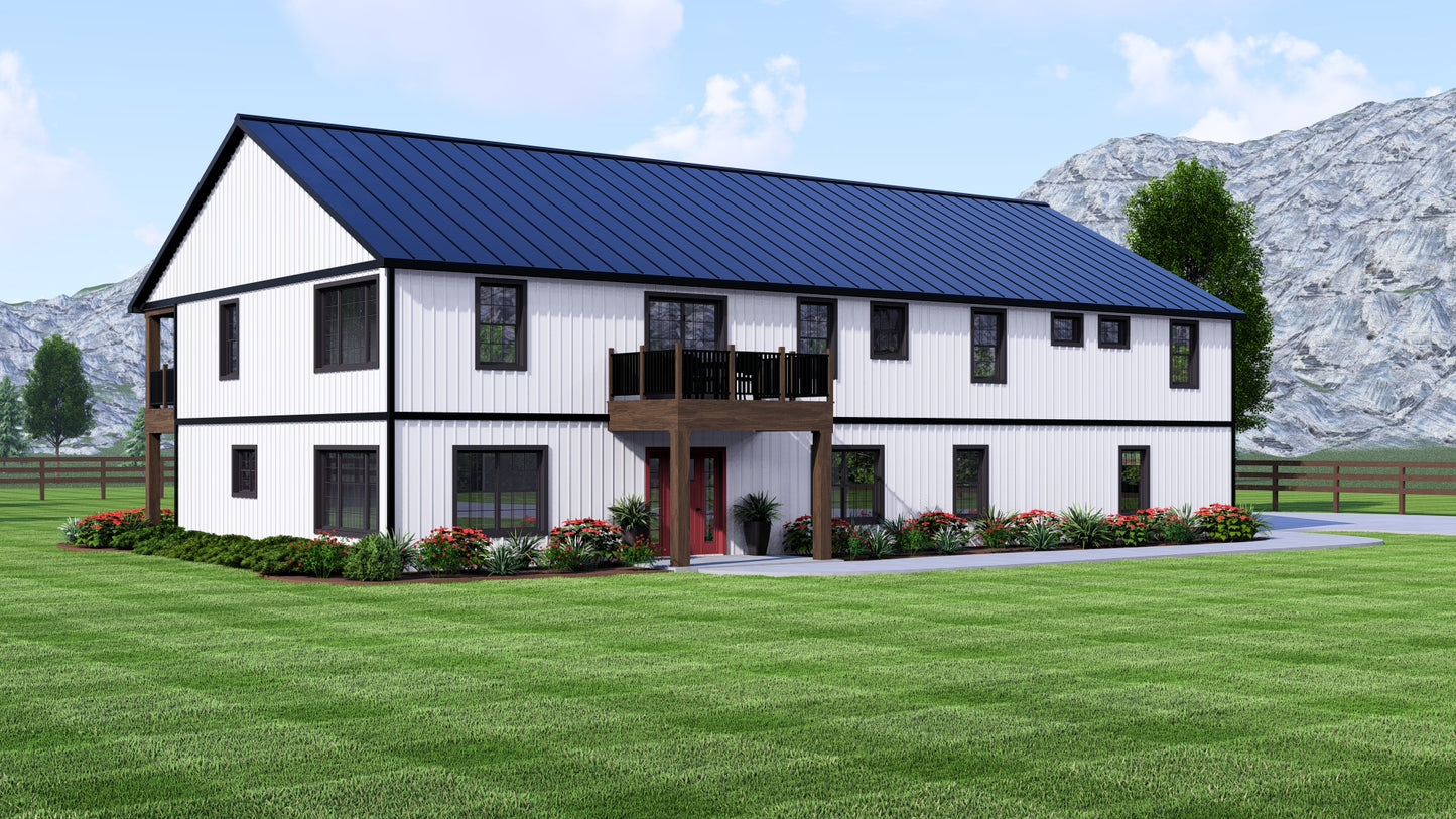 BG-20036 Linden Barndominium House Plan