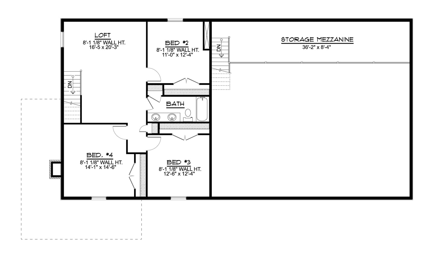 BG-20040 Clarendon Barndominium House Plan