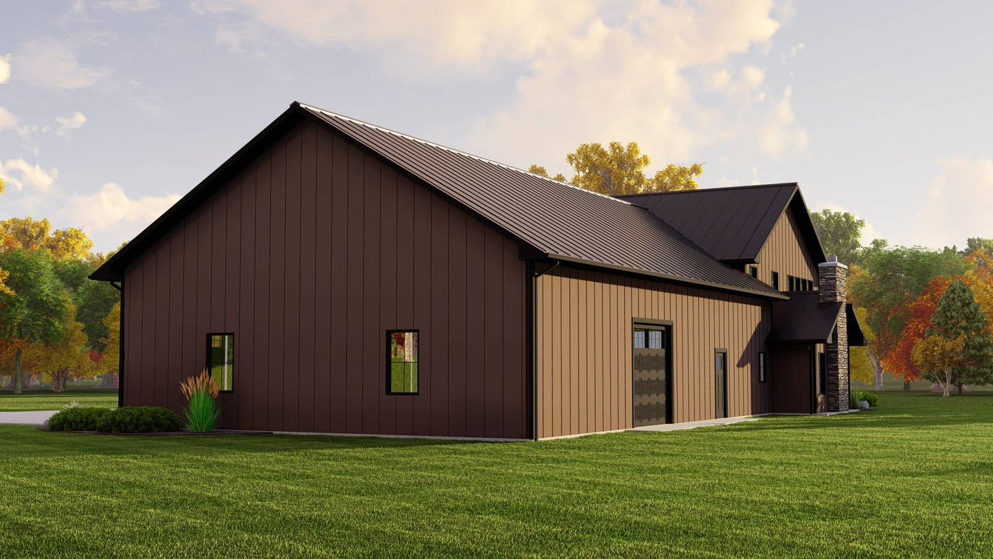 BG-20049 Kingswood Barndominium House Plan