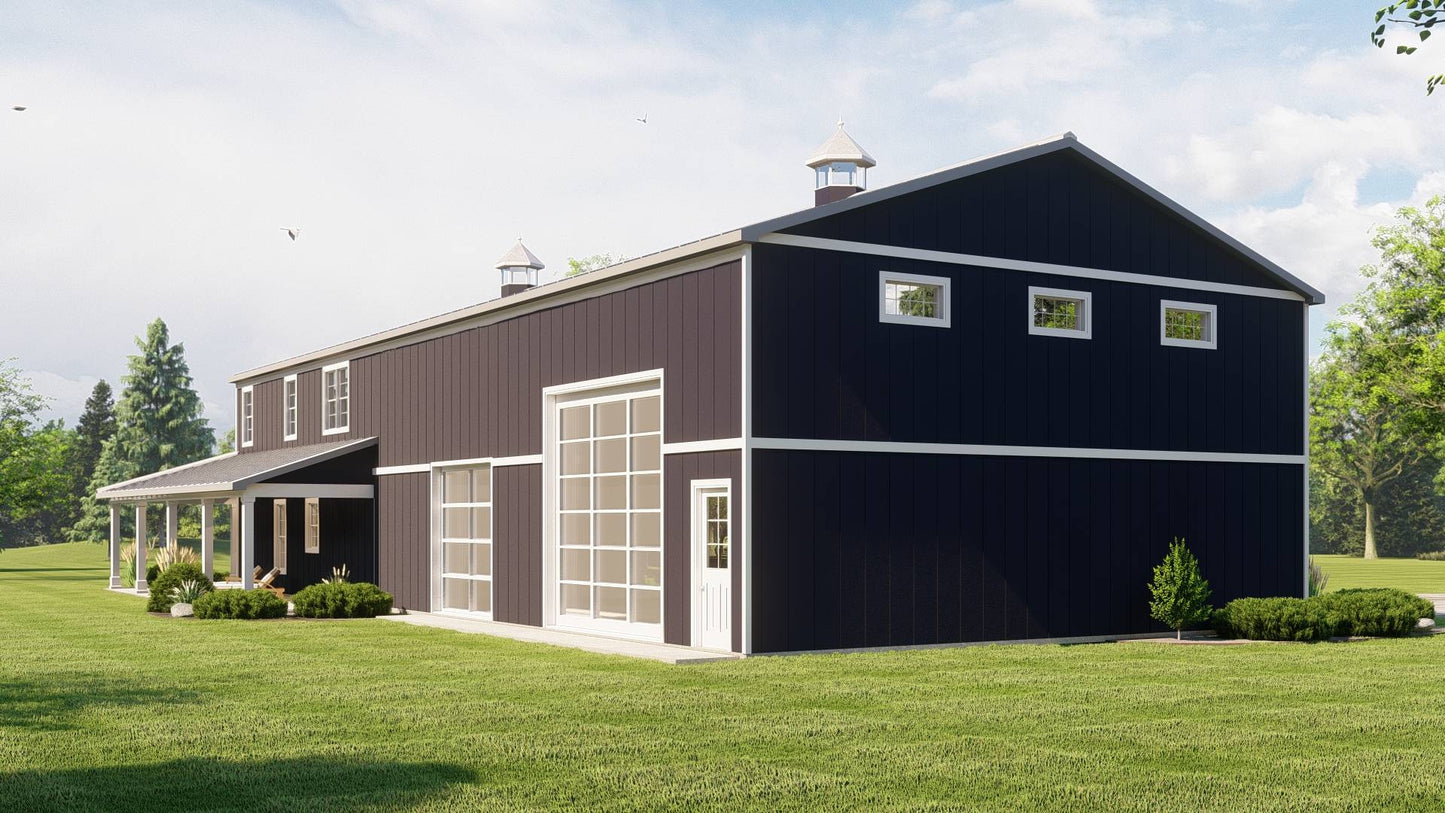 BG-20056 Ridgeline Barndominium House Plan
