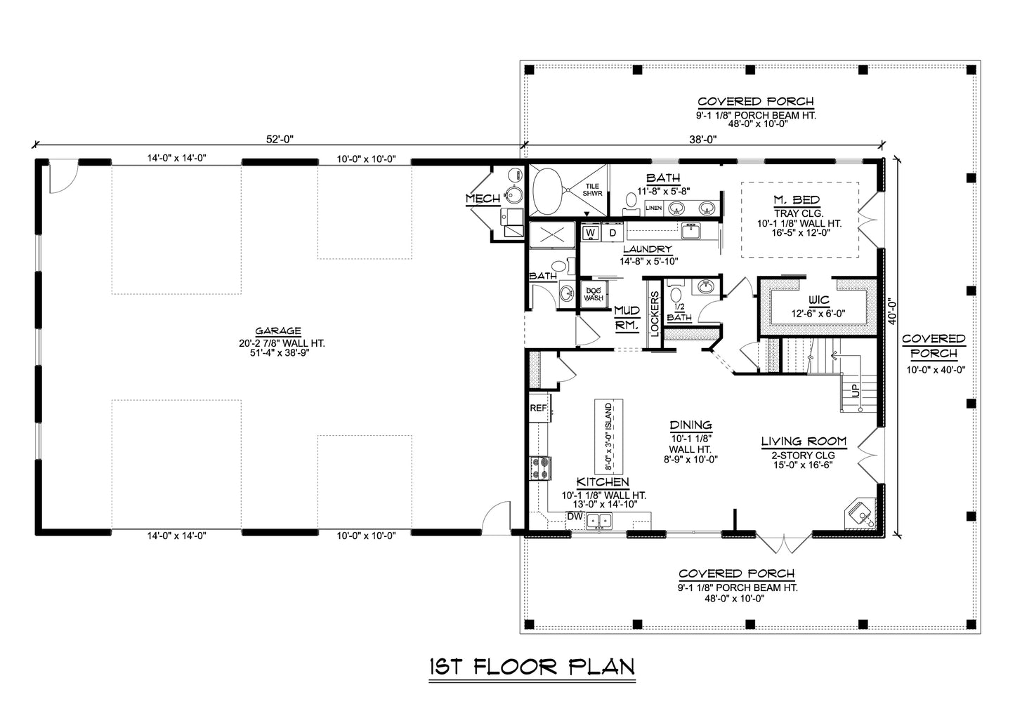 BG-20056 Ridgeline Barndominium House Plan