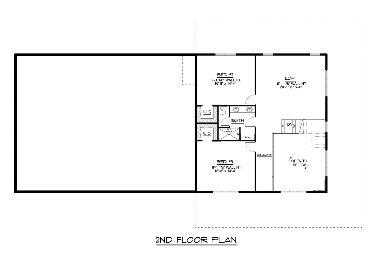 BG-20056 Ridgeline Barndominium House Plan