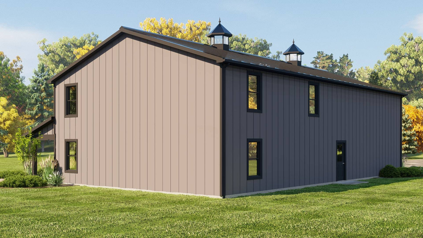 BG-20058 Covington Barndominium House Plan