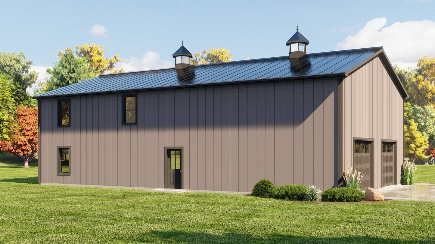 BG-20058 Covington Barndominium House Plan