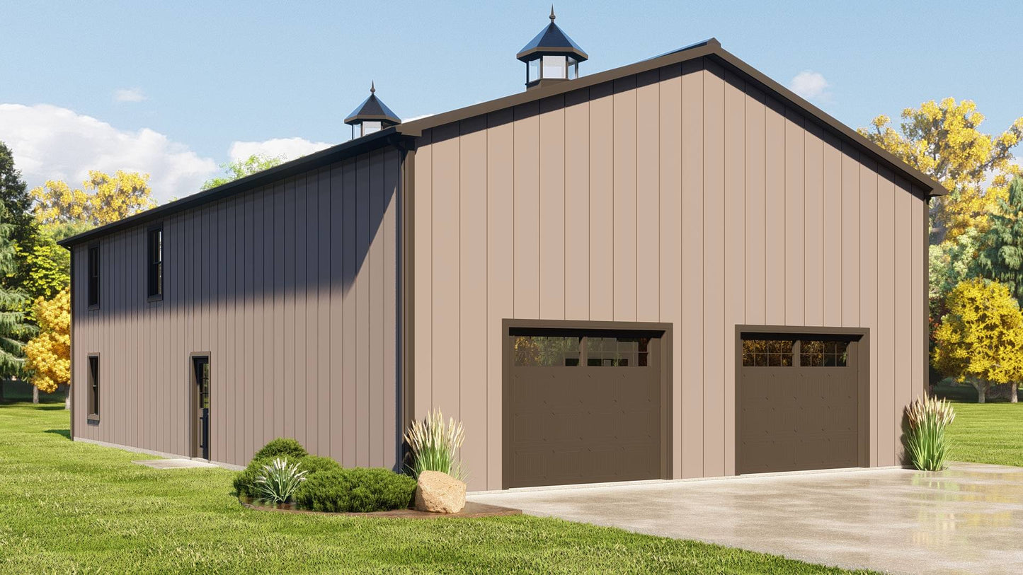 BG-20058 Covington Barndominium House Plan