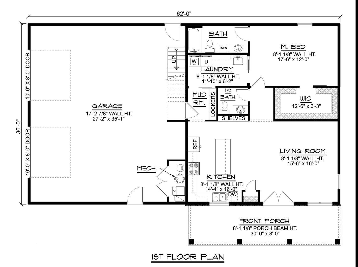 BG-20058 Covington Barndominium House Plan