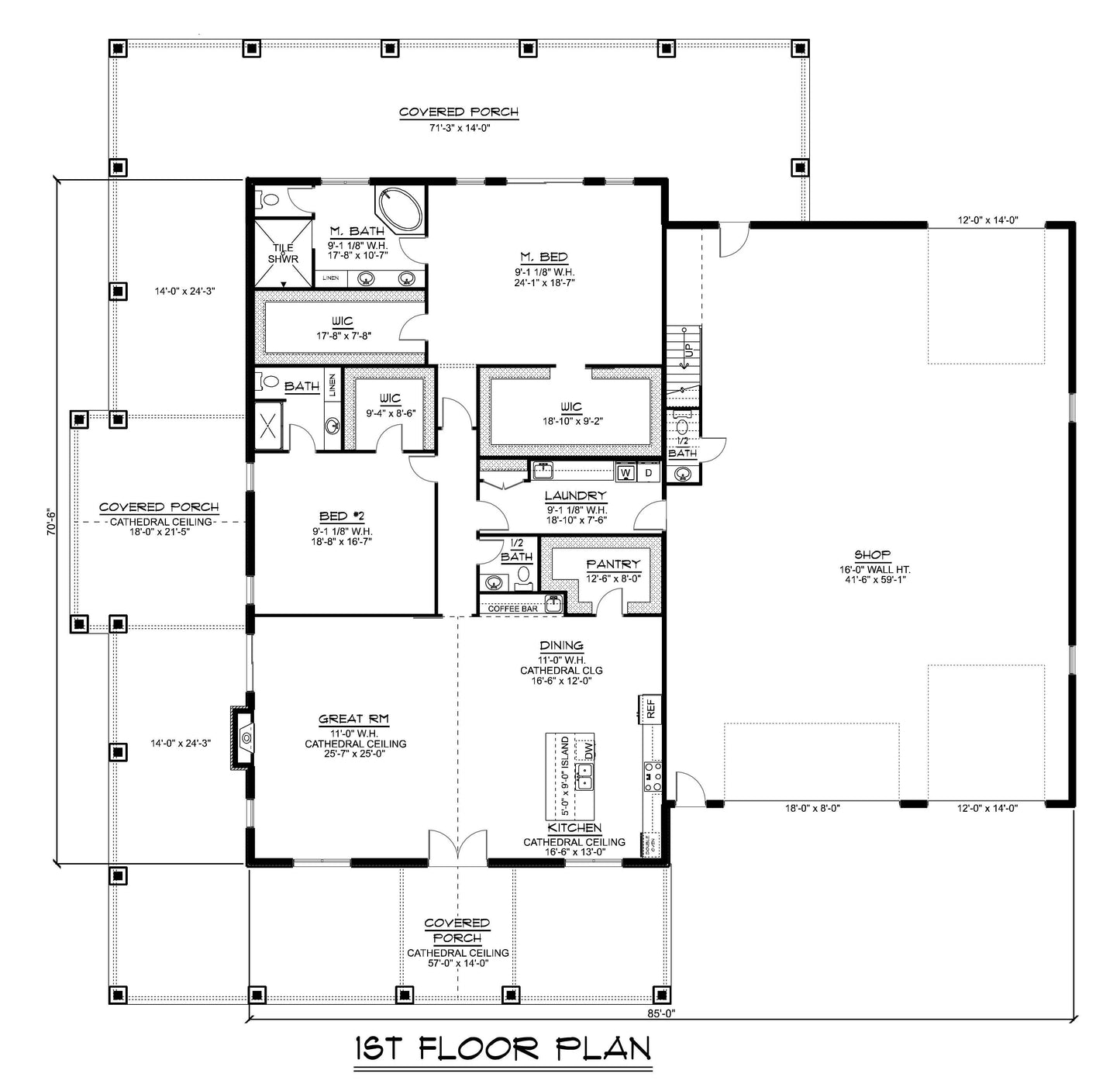 BG-20059 Duxbury Barndominium House Plan