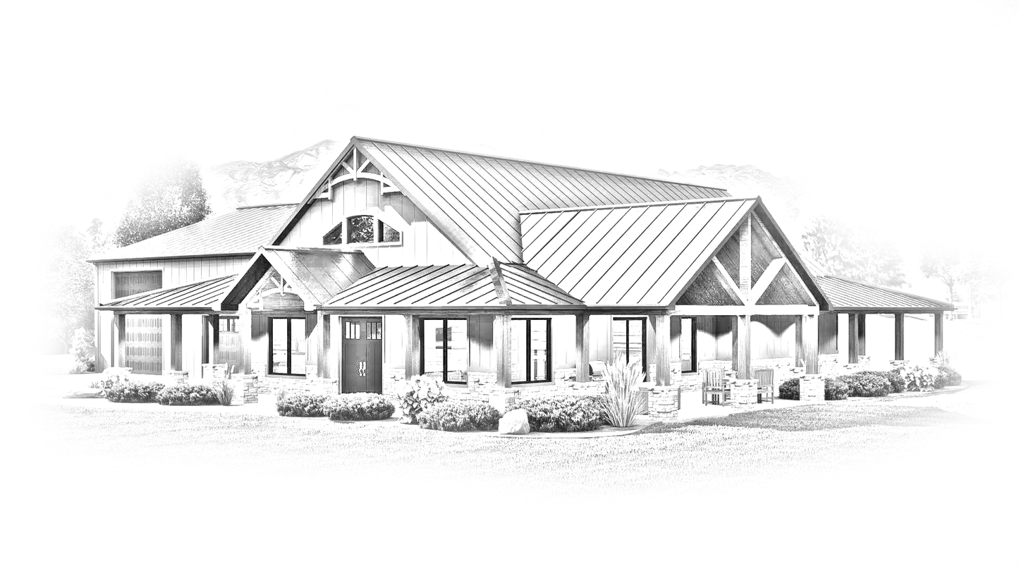 BG-20060 Newport Barndominium House Plan