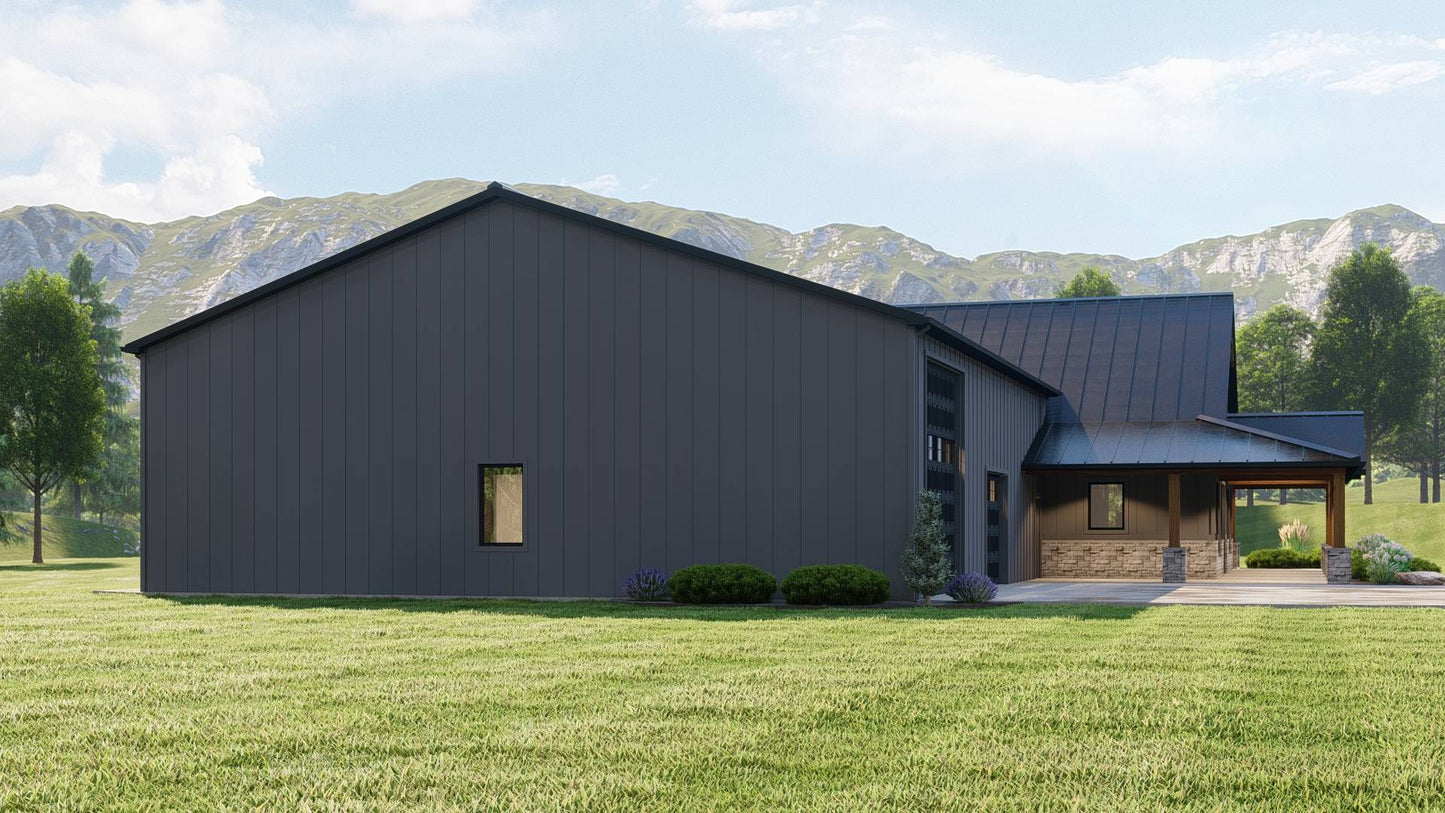 BG-20060 Newport Barndominium House Plan