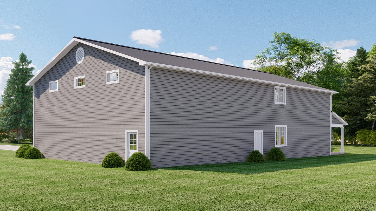 BG-20062 Wharton Barndominium House Plan