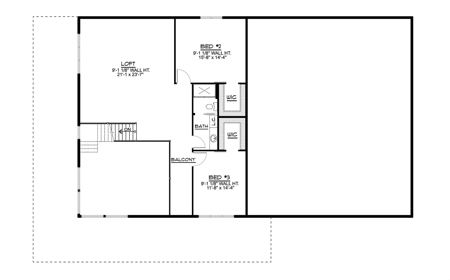 BG-20062 Wharton Barndominium House Plan
