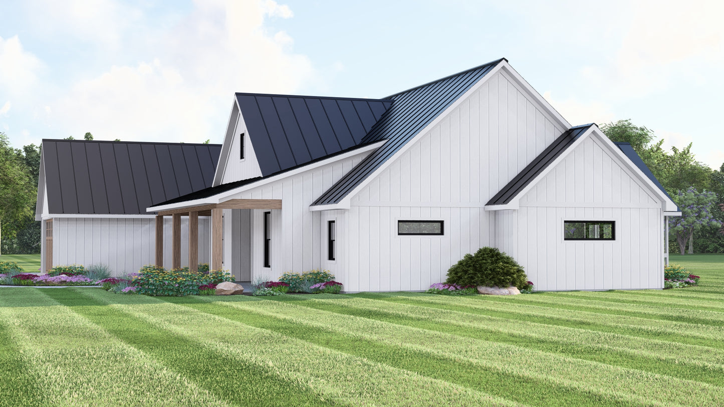 BG-20064 Easton Barndominium House Plan