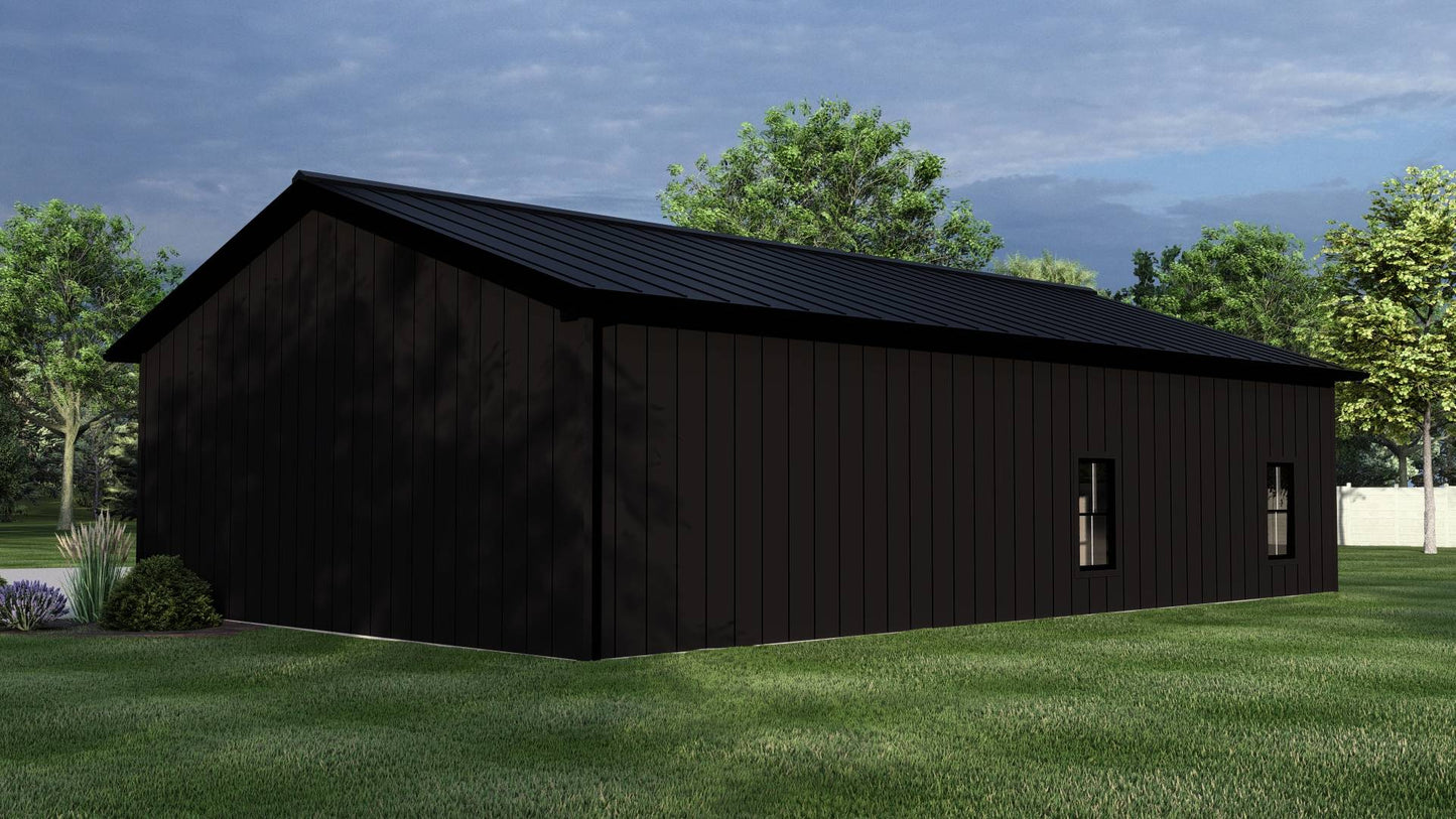 BG-20065 Montrose Barndominium House Plan