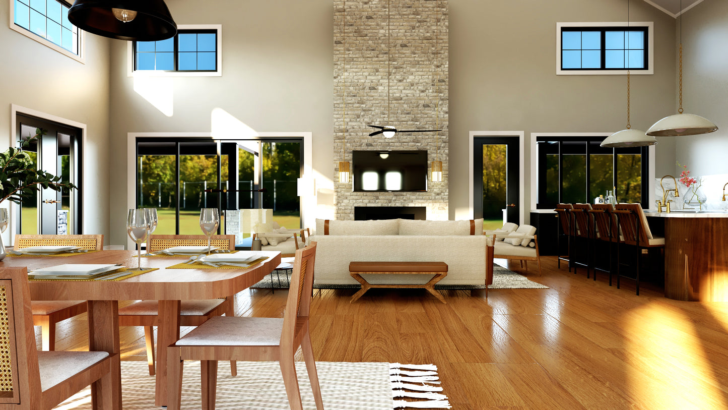 BG-20068 Emerson Barndominium House Plan