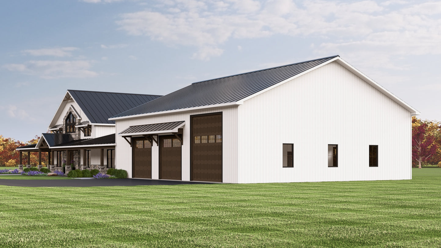 BG-20068 Emerson Barndominium House Plan