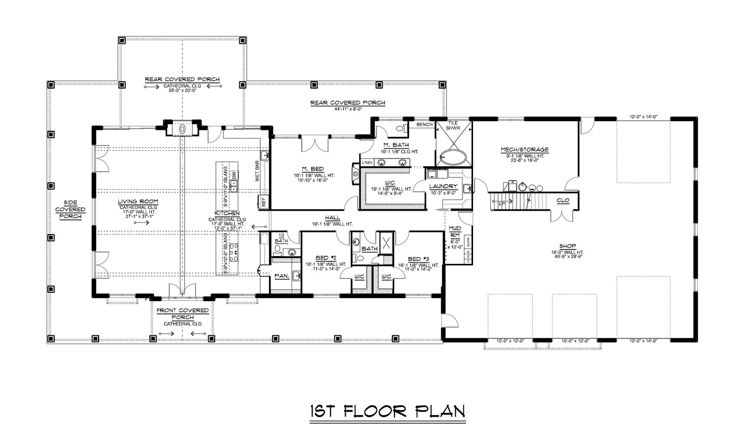 BG-20068 Emerson Barndominium House Plan