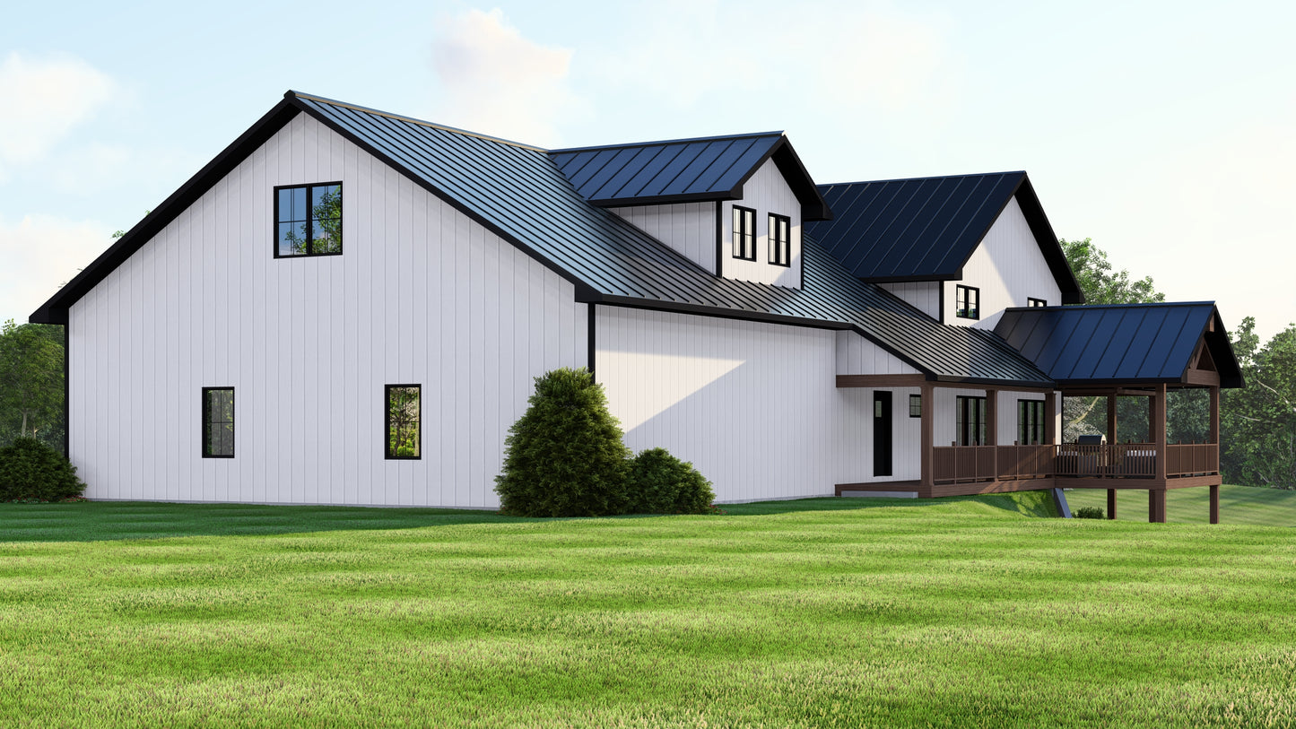 BG-20070 Kenwood Barndominium House Plan
