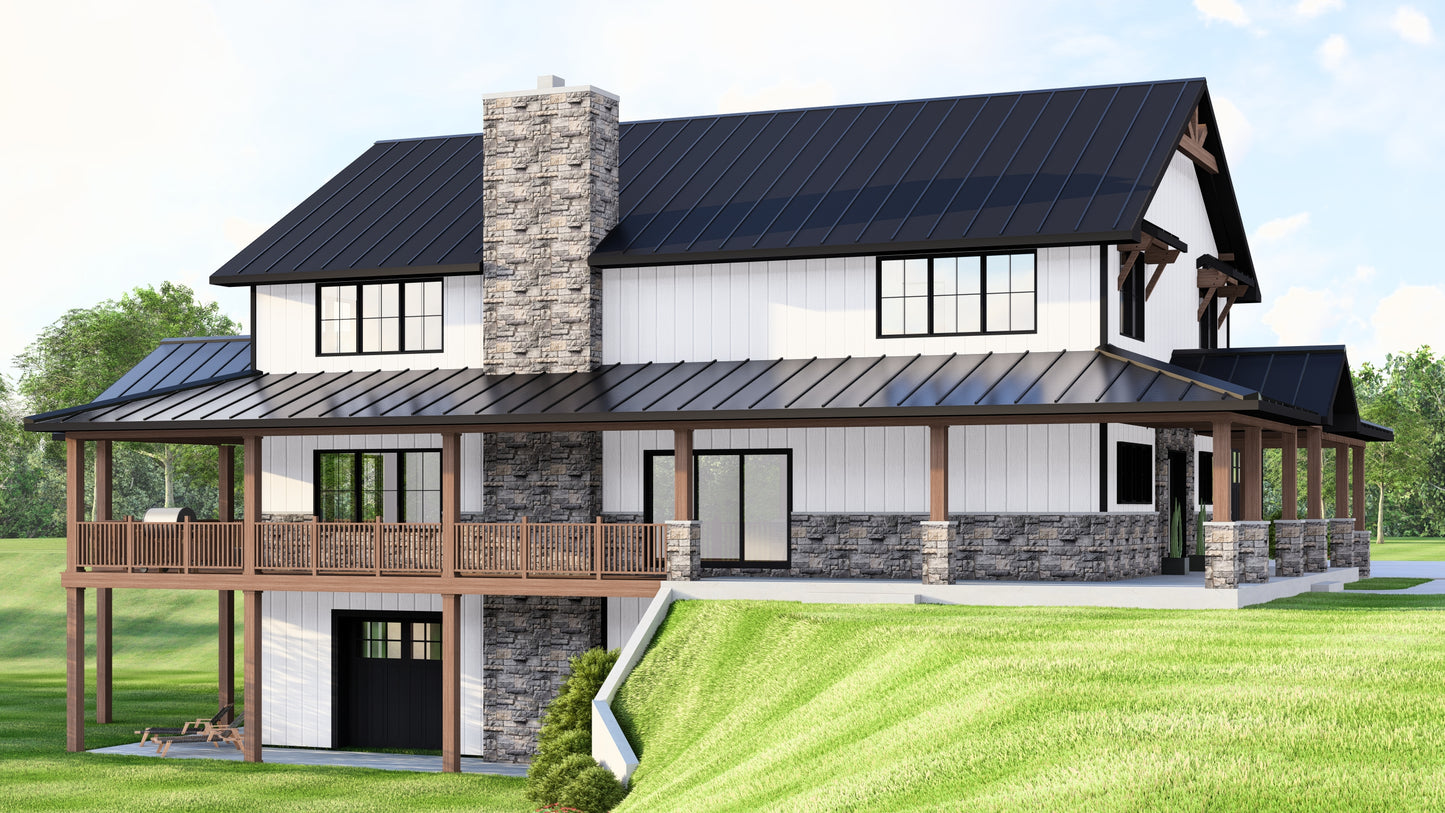 BG-20070 Kenwood Barndominium House Plan