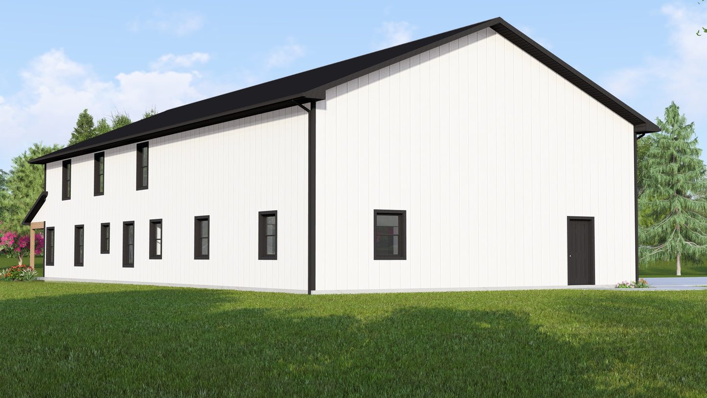 BG-20071 Lincoln Barndominium House Plan