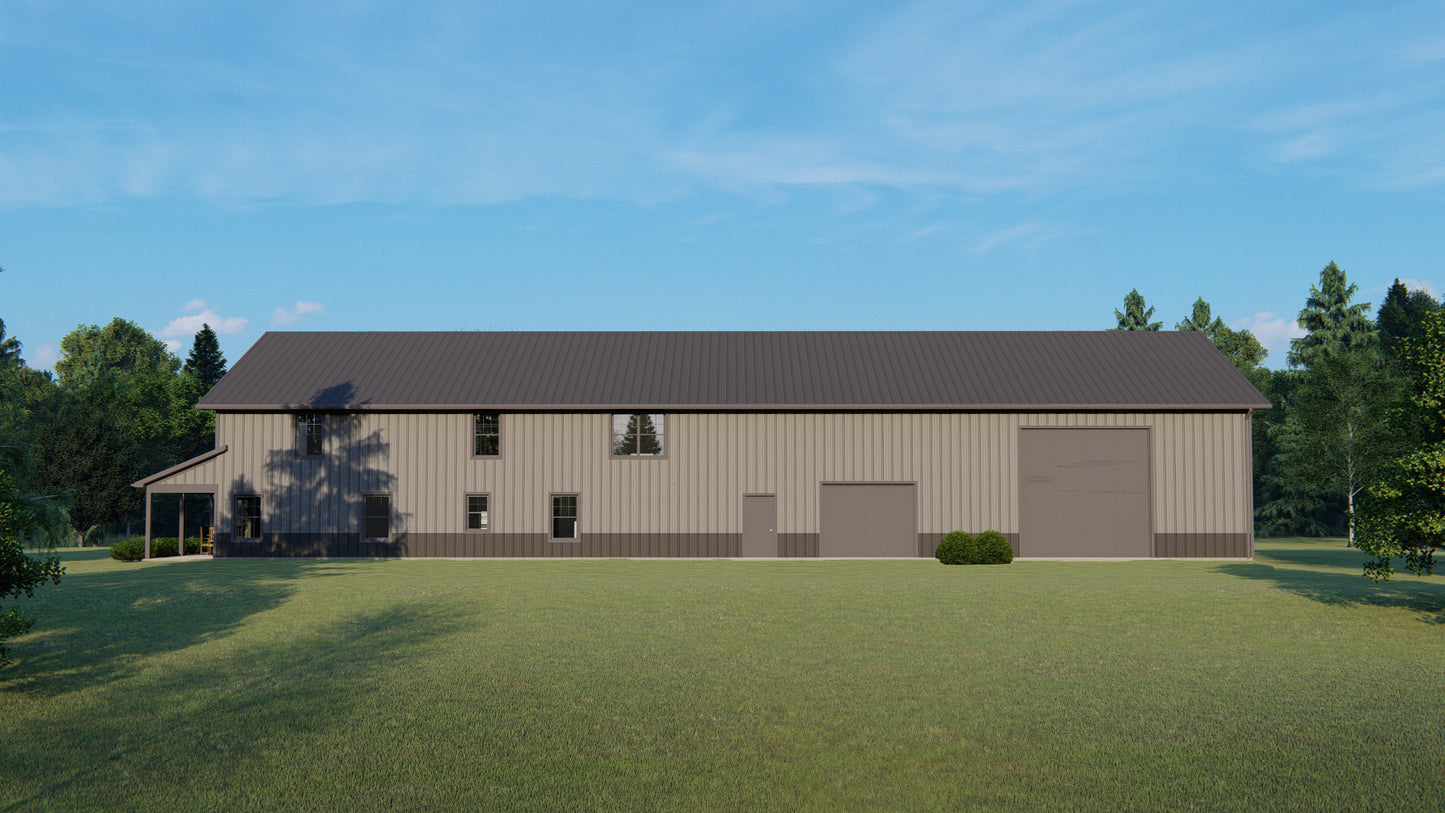 BG-20073 Madison Barndominium House Plan