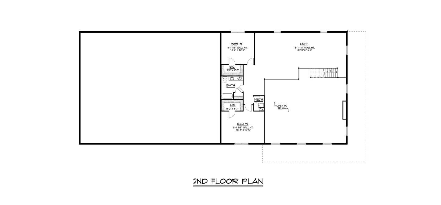 BG-20073 Madison Barndominium House Plan