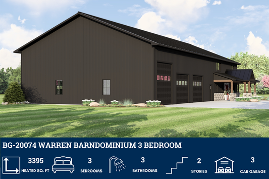 BG-20074 Warren Barndominium House Plan