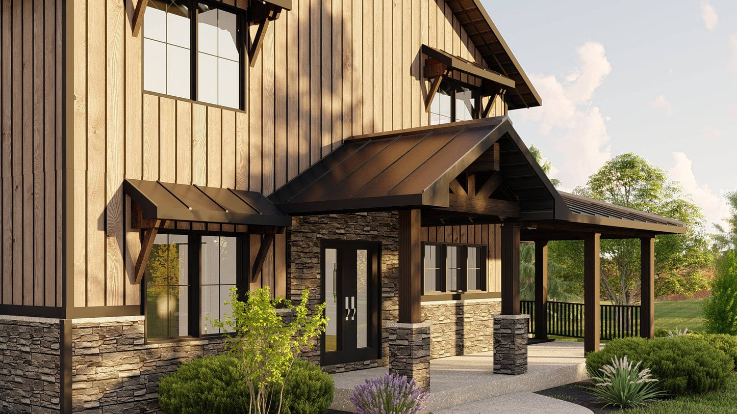 BG-20075 Grayson Barndominium House Plan