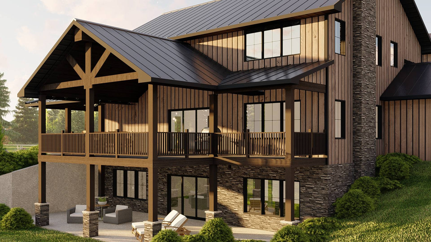BG-20075 Grayson Barndominium House Plan