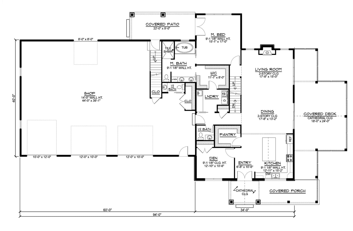 BG-20075 Grayson Barndominium House Plan