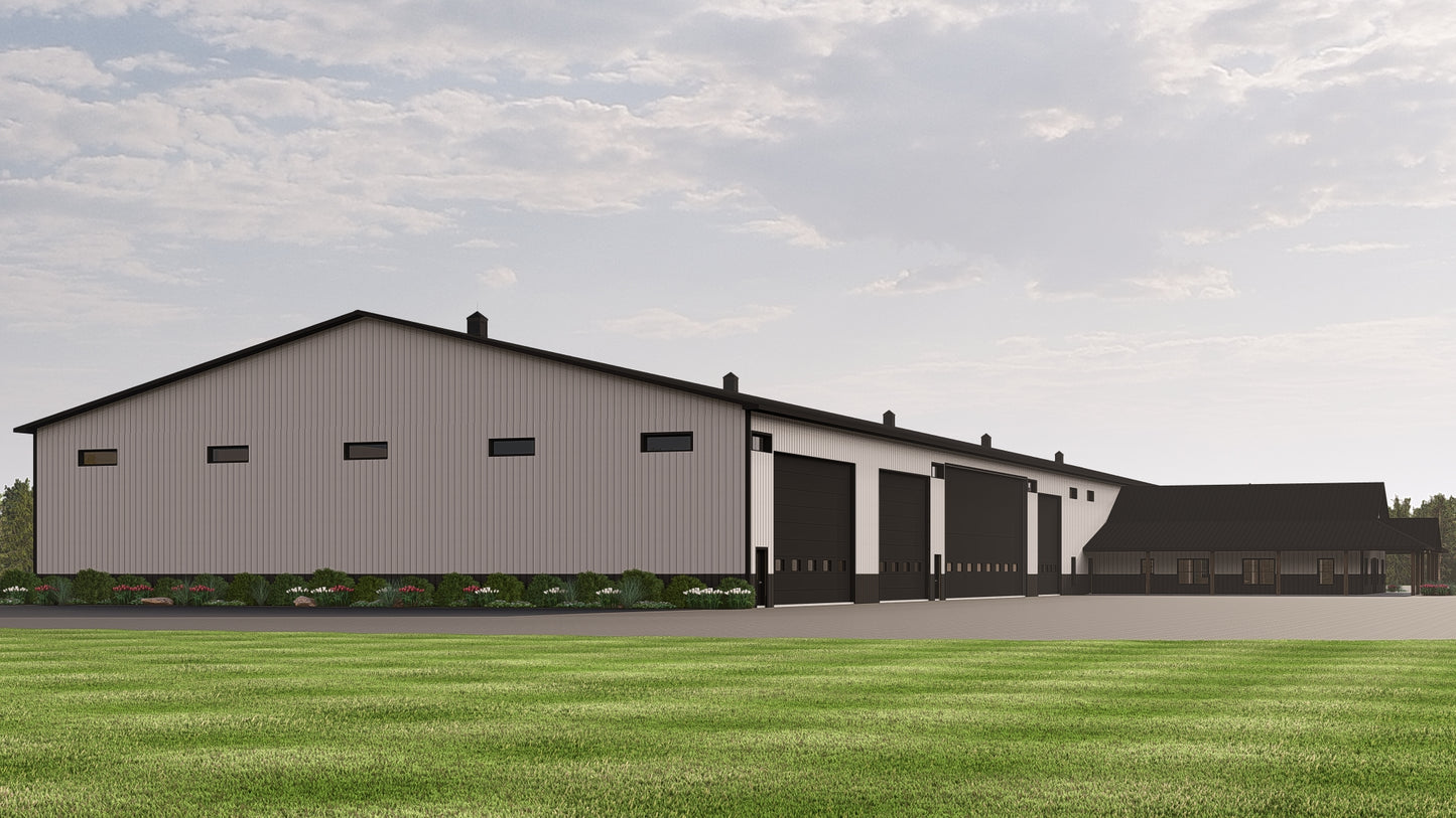 BG-20076 Campbell Barndominium House Plan