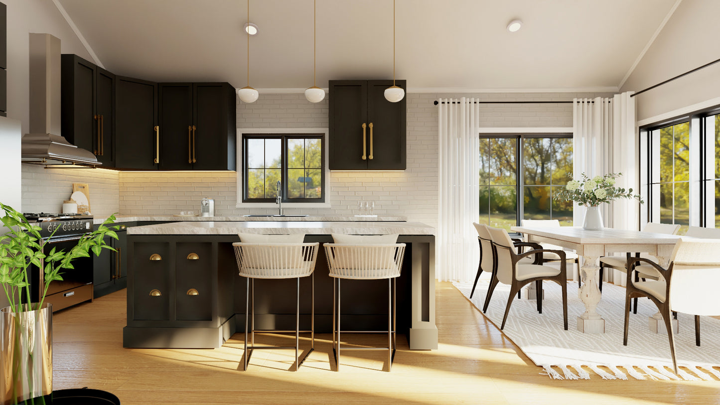 BG-20079 Greenwich Barndominium House Plan