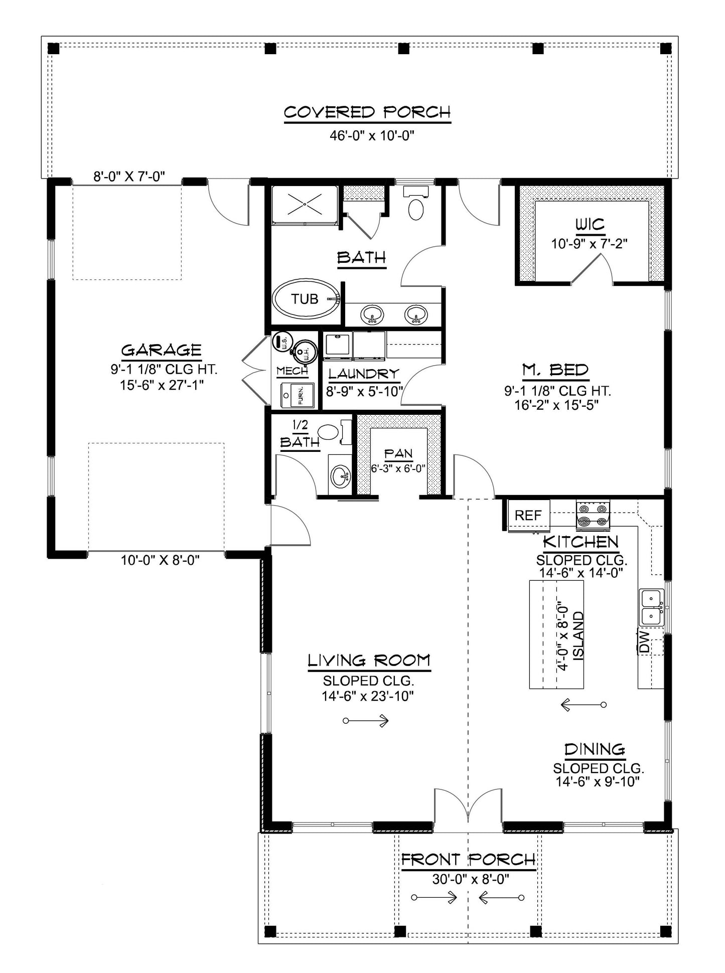 BG-20079 Greenwich Barndominium House Plan