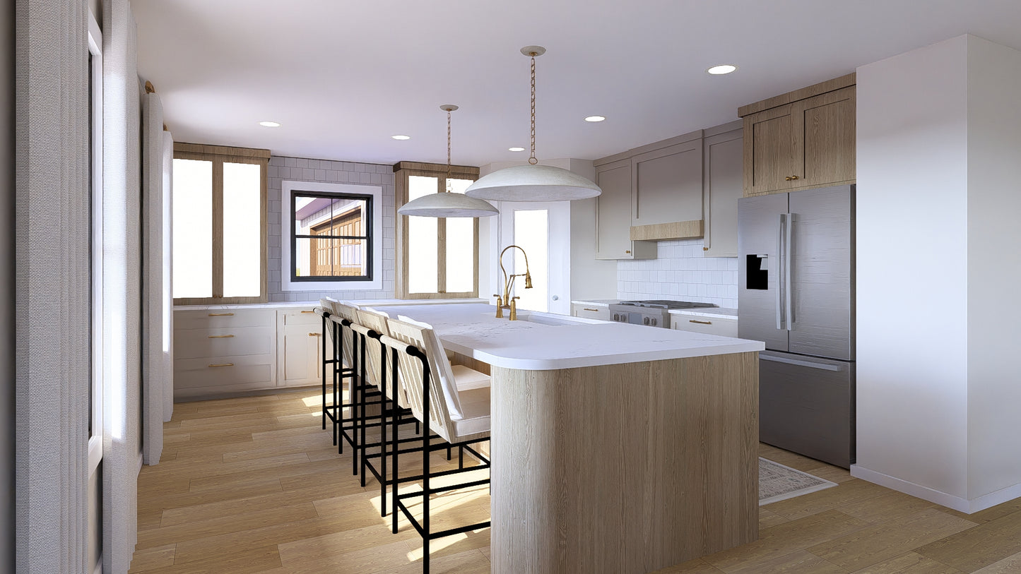 BG-20080 Kendall Barndominium House Plan