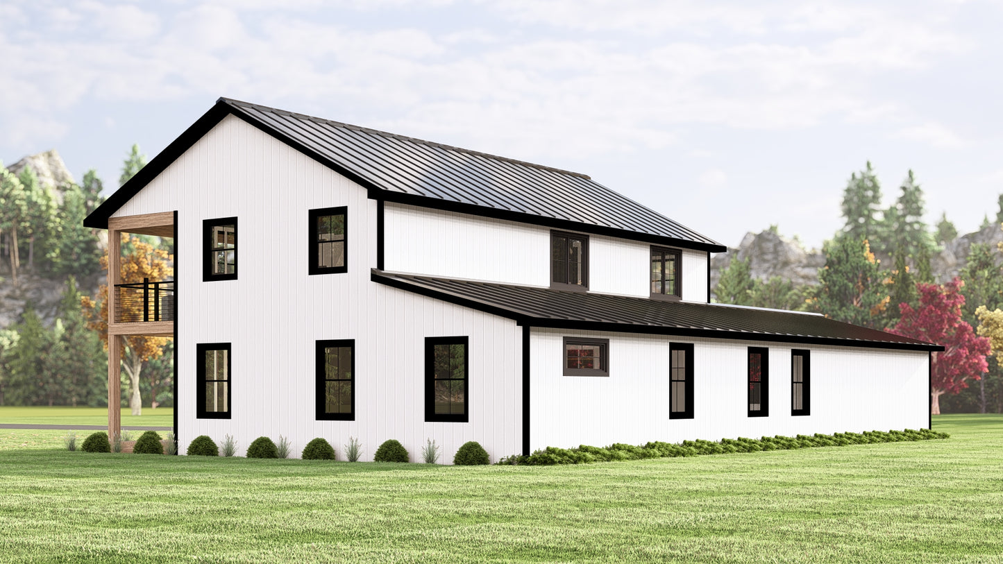 BG-20080 Kendall Barndominium House Plan