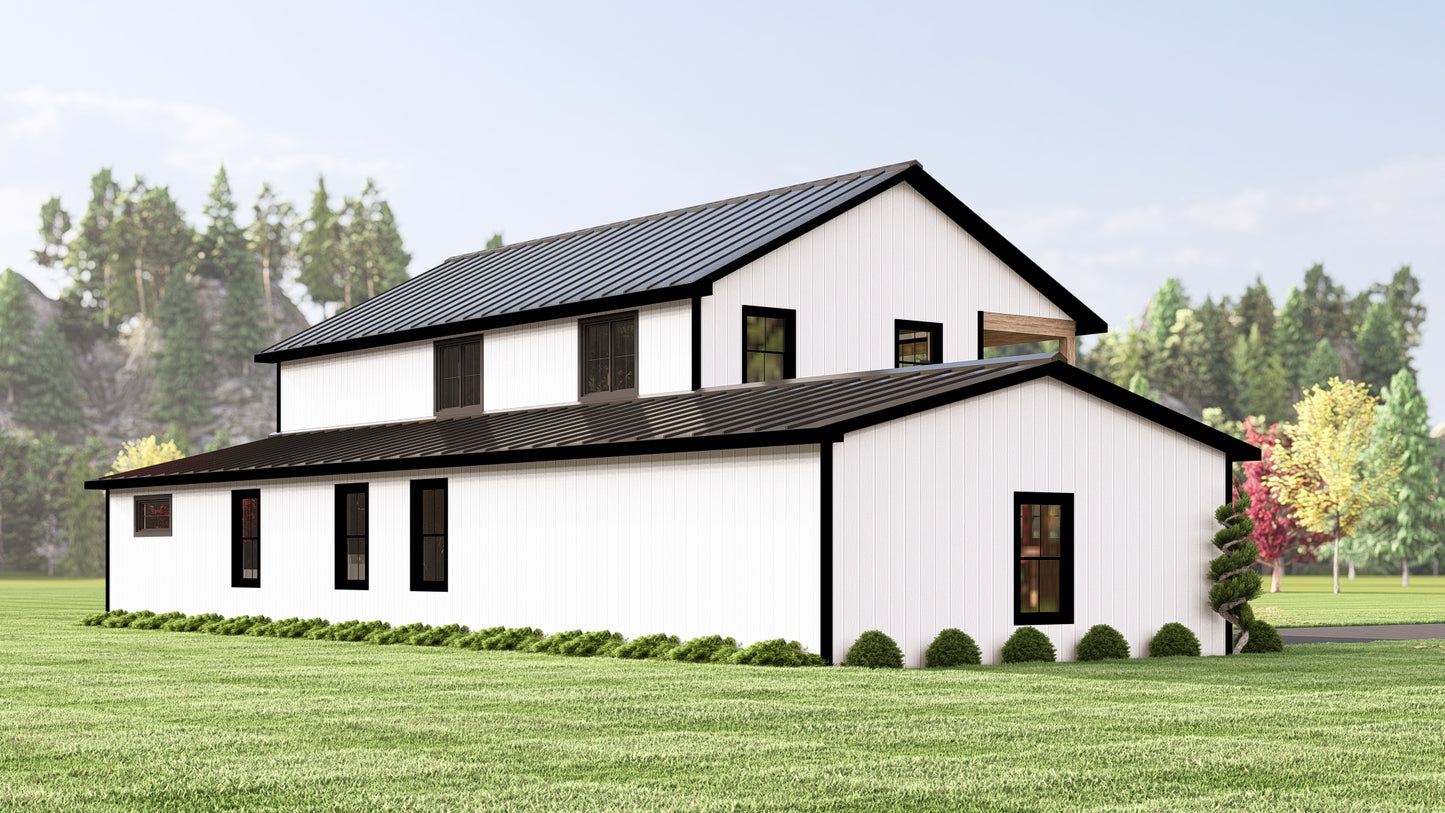 BG-20080 Kendall Barndominium House Plan