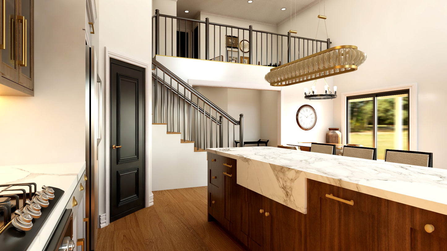 BG-20081 Vail Barndominium House Plan