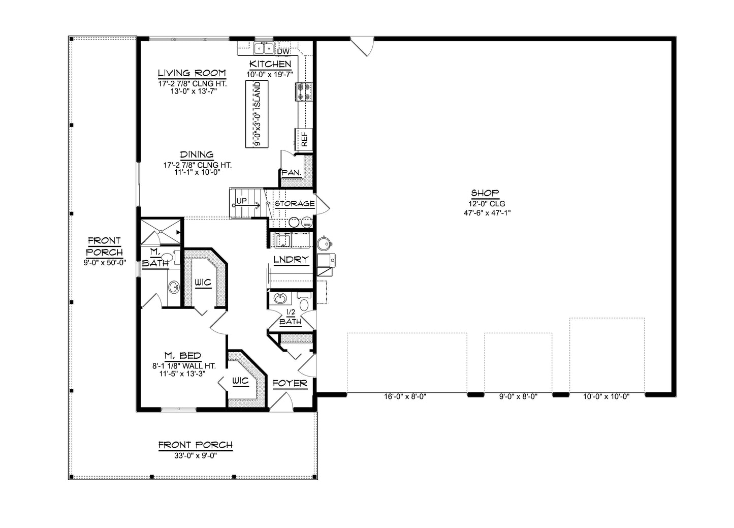 BG-20081 Vail Barndominium House Plan