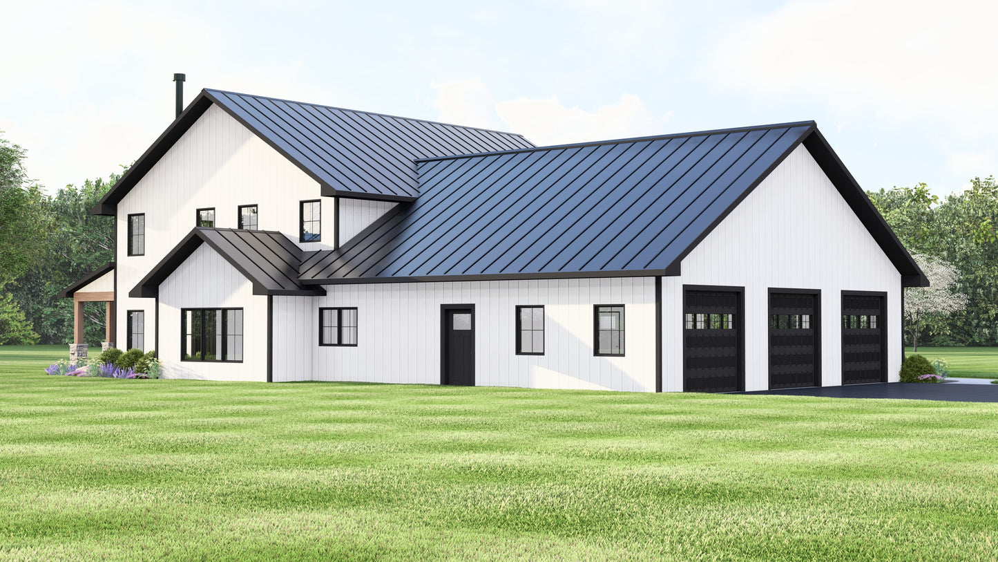 BG-20083 Devon Barndominium House Plan